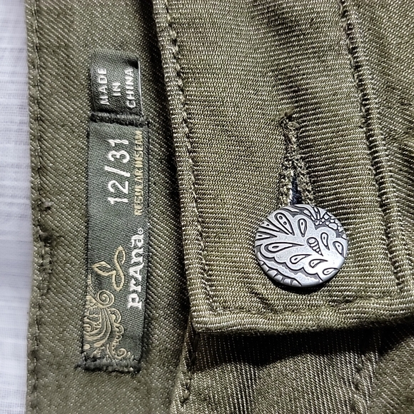 Prana Moss Green Jeans Size 12 / 31 - Picture 2 of 4